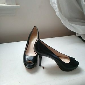 Nine West peep toe heels